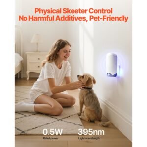 fly trap plug in gnat killer plug and play indoor skeeter zapper with blue violet light 10 sticky glue boards flying gnat catcher for catching gnats flies moths fruit flies in any room 3.jpg
