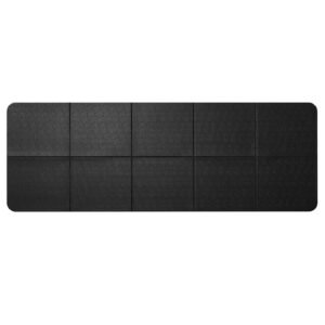 Foldable Walking Pad Treadmill Mat, 1/4" Thick, 24" x 68" Exercise Equipment Mat for Elliptical on Carpet Hardwood Floor, High Density PVC Floor Protector, Waterproof and Non-slip for Home Gym