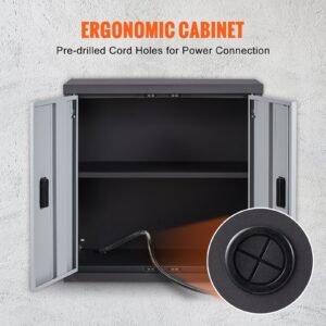 foldable wall cabinet metal garage locker mounted 26 small tool chest 240 lbs loading capacity adjustable shelf magnetic door file for warehouse office home black 4.jpg