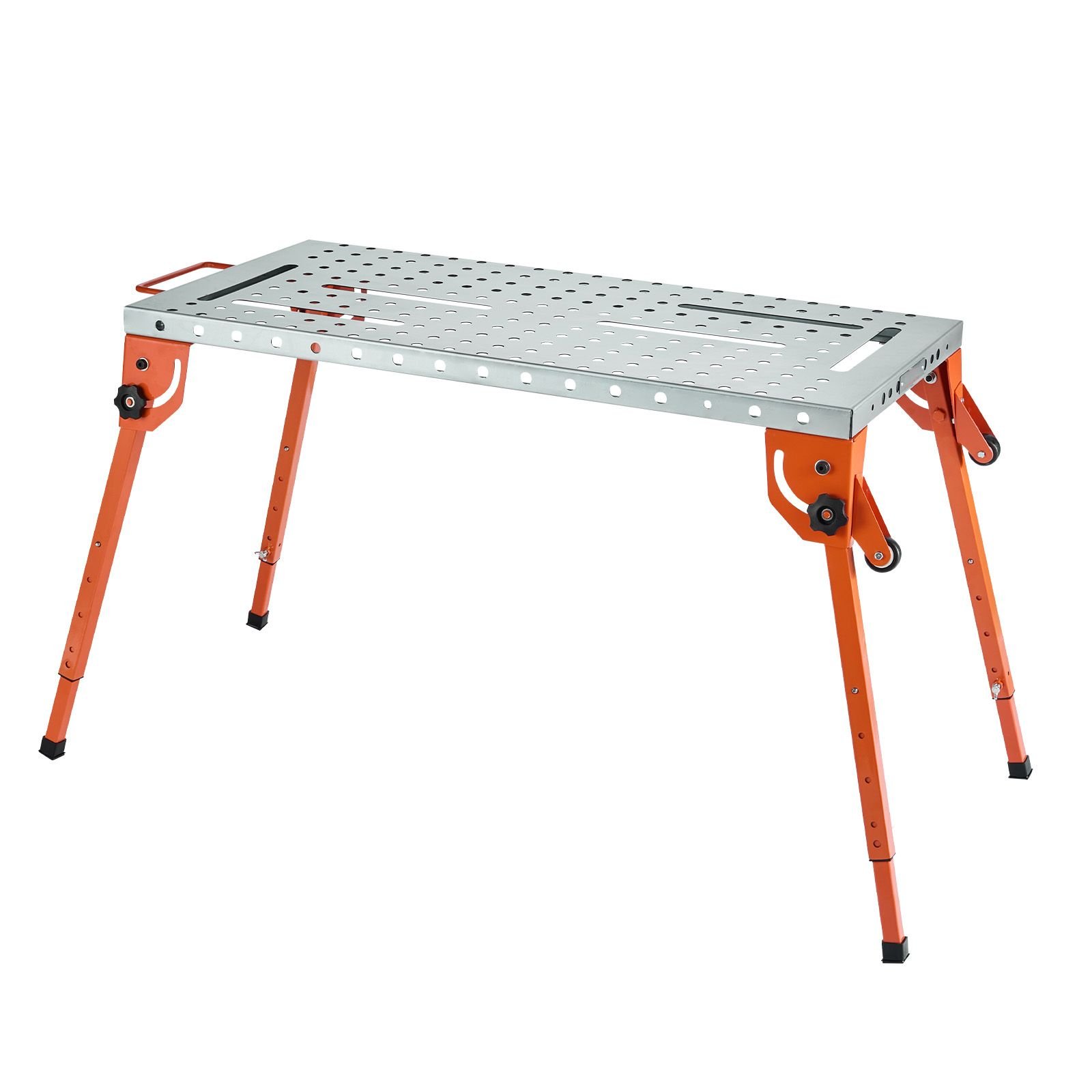 foldable welding table 44 x 21 500lbs capacity welding workbench with 4 level adjustable height carbon steel work bench with 6 tool slots 063 fixture holes for welding assembly repair.jpg