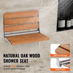 folding oak shower seat 161 x 134 unfolded wall mounted fold up shower bench with 440 lbs load capacity space saving home care fold down shower chair for seniors pregnant women children 1.jpg