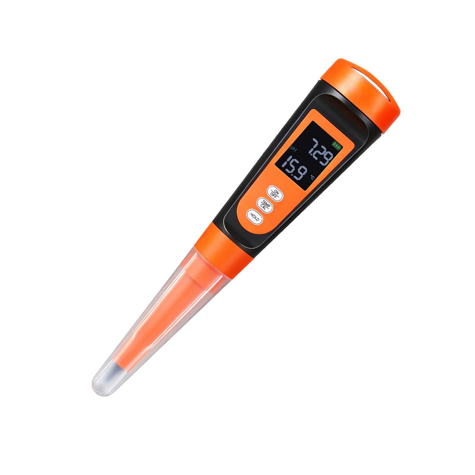 food ph meter 0 14 ph range ip68 waterproof probe pocket tester kit with automatic temperature compensation calibration powder packets easy to read for food fermentation dough meat.jpg