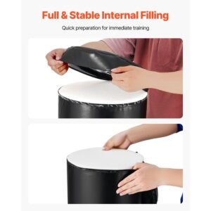 football tackling dummy, 47.2 in high density sponge blocking pad equipment for practice, heavy duty tackle dummies with handles, great for contact drills, martial arts, sports training, 1pcs