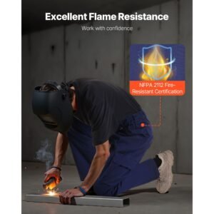 fr pants for men 9 oz 100 cotton flame resistant cargo pants with multi pockets and elastic waist reinforced tear proof stitching ideal for welding work and casual wear xl size dark blue 15.jpg