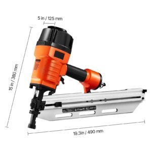 framing nailer 80 120psi air nail gun 2 to 3 12 21 degree full round head pneumatic framing nailer with tool less depth adjustment dual trigger modes ideal for framing decking flooring 3.jpg