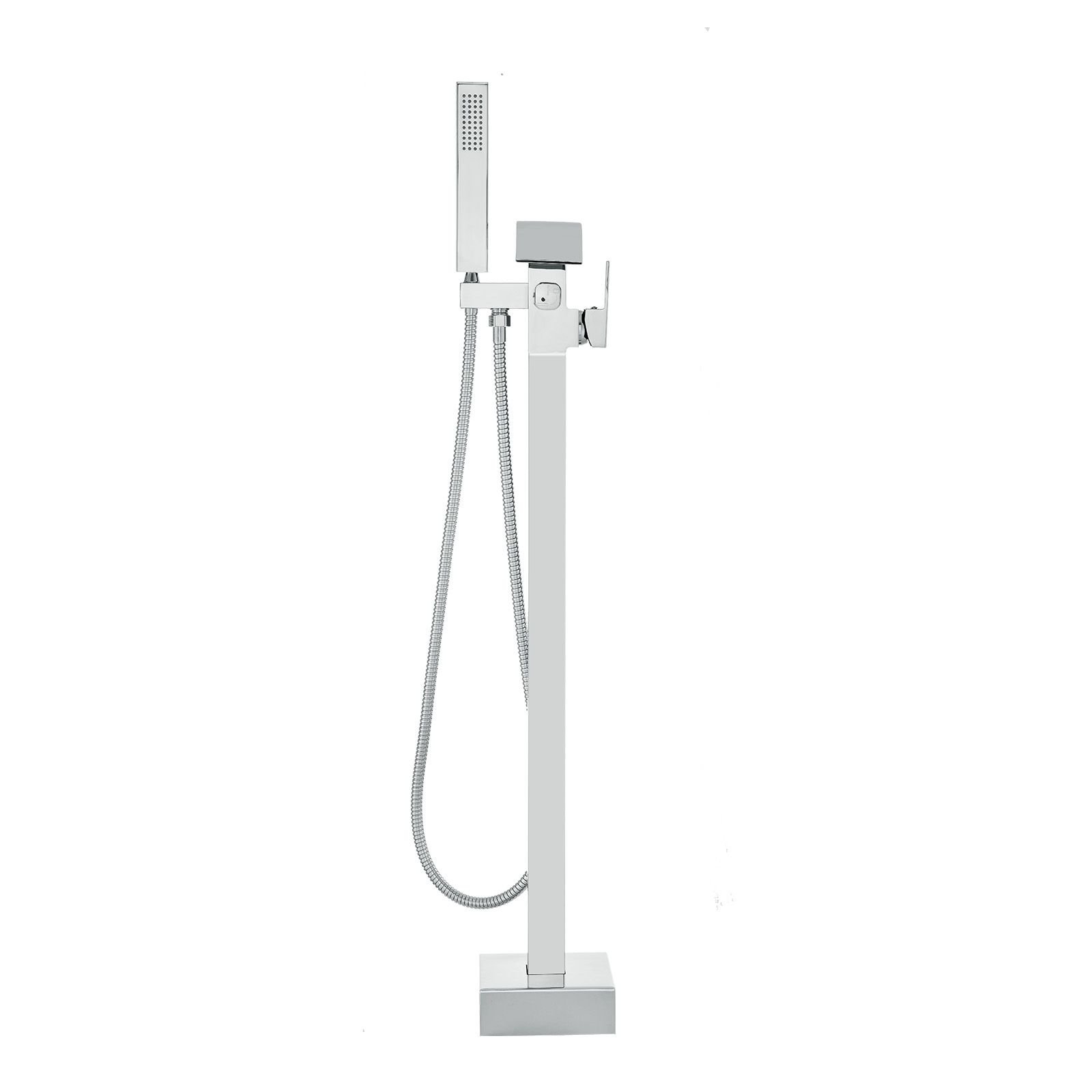 freestanding bathtub faucet floor mount freestanding tub filler shower mixer taps two water modes 360 swivel spout for bathing showering pet bathing cleaning drains toilet flushing 11.jpg
