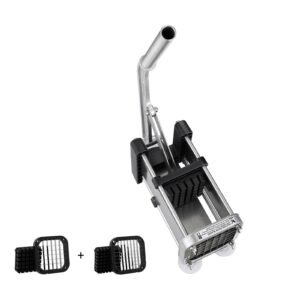 french fry cutter potato slicer with 12 inch and 38 inch stainless steel blades manual potato cutter chopper with suction cups great for potato french fries cucumber vegetables carrot 13.jpg