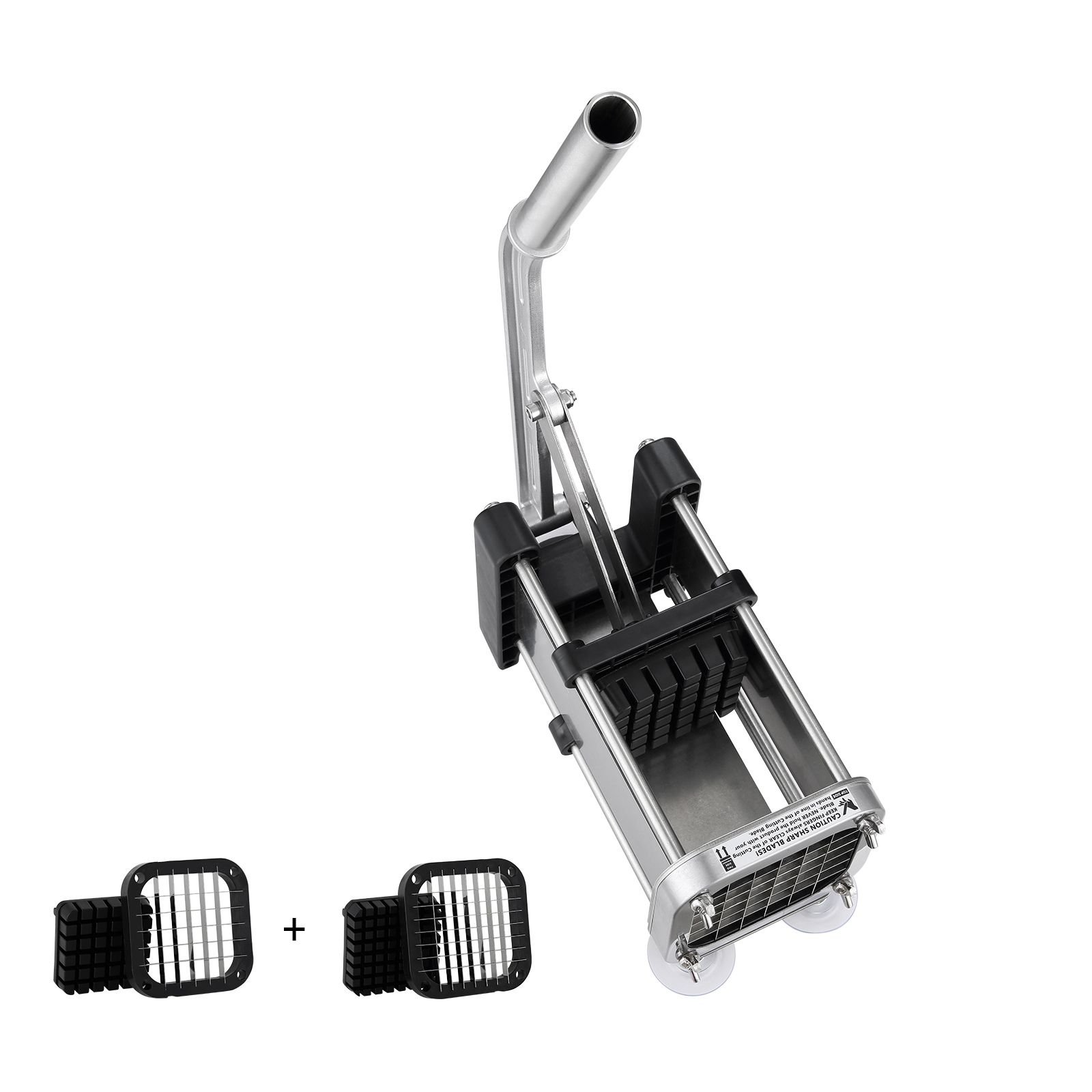 french fry cutter potato slicer with 12 inch and 38 inch stainless steel blades manual potato cutter chopper with suction cups great for potato french fries cucumber vegetables carrot 13.jpg