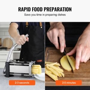 french fry cutter potato slicer with 12 inch and 38 inch stainless steel blades manual potato cutter chopper with suction cups great for potato french fries cucumber vegetables carrot 16.jpg