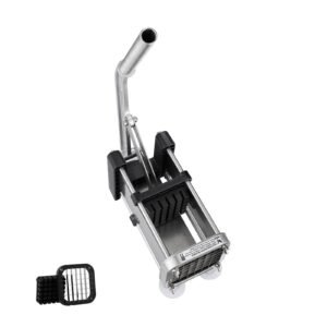 French Fry Cutter, Potato Slicer with 1/2-Inch Stainless Steel Blade, Manual Potato Cutter Chopper with Suction Cups, Great for Potato, French Fries, Cucumber, Vegetables, Carrot