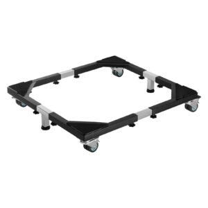 fridge stand mobile base 1200 lbs load capacity washing machine stand with 8 locking twin wheels and 4 brakes 23 366 inches adjustable furniture dolly for washer refrigerator and dryer 5.jpg