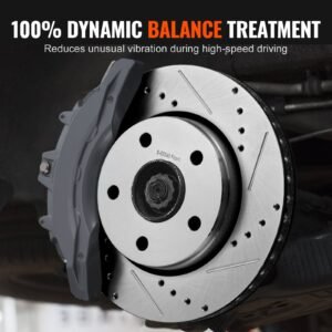 front and rear brake kit compatible with 2007 2017 jeep wrangler drilled and slotted brake rotors ceramic brake pads replacement 119 front rotors 124 rear rotors 5.jpg
