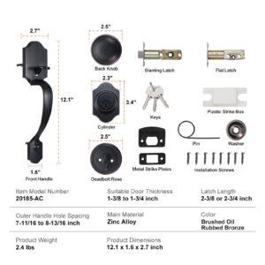 front door handle and deadbolt set front door lock set with interior knob adjustable hole spacing single cylinder handleset for right and left handed entrance brushed oil rubbed bronze 1.jpg