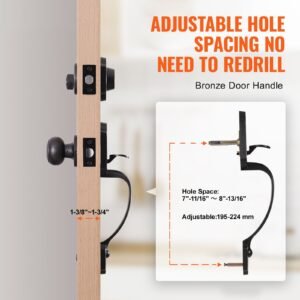 front door handle and deadbolt set front door lock set with interior knob adjustable hole spacing single cylinder handleset for right and left handed entrance brushed oil rubbed bronze 2.jpg