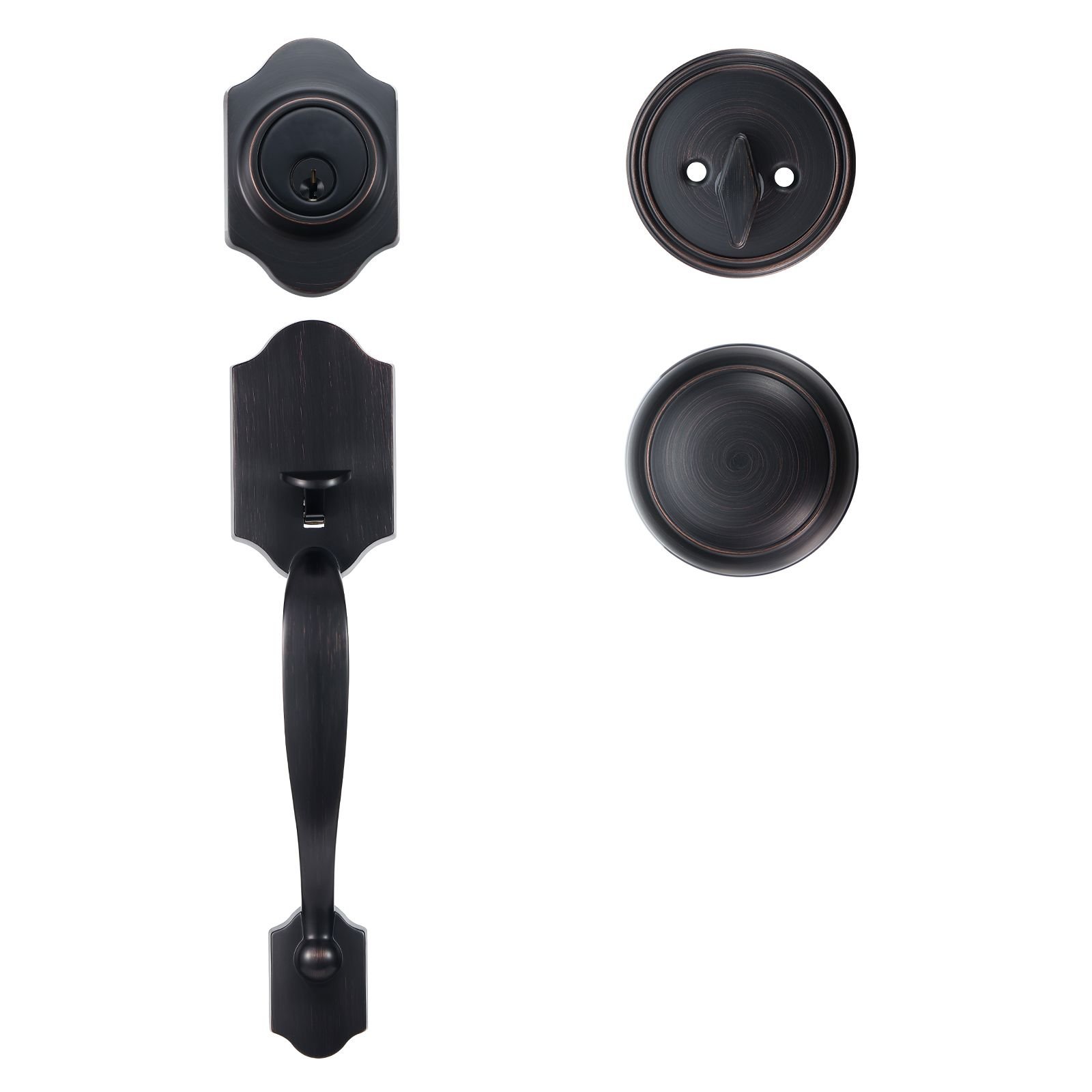 front door handle and deadbolt set front door lock set with interior knob adjustable hole spacing single cylinder handleset for right and left handed entrance brushed oil rubbed bronze.jpg