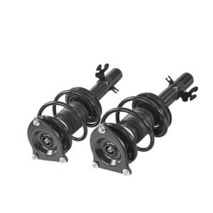 Front Shock Absorber Strut Assembly, 2Pcs Shock and Strut Assembly with Coil Spring, Compatible with 2002-2006 Mini Cooper Convertible, Automotive Replacement Struts for OE 172265 / 172266
