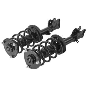 Front Shock Absorber Strut Assembly, 2Pcs Shock and Strut Assembly with Coil Spring, Compatible with 2011-2013 Kia Sorento, Automotive Replacement Struts for OE 172712 / 172713