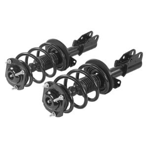 Front Shock Absorber Strut Assembly, 2Pcs Shock and Strut Assembly with Coil Spring, Fit 2007-2012 GMC Acadia, 2008-2012 Buick Enclave, 2009-2012 Chevrolet Traverse, Replace OE 11680 / 172518