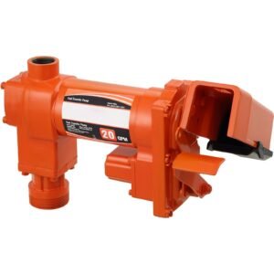 fuel transfer pump 12v dc 20 gpm 14 hp high flow cast iron gasoline extractor pump with fuel collection box design for gasoline diesel kerosene ethanol methanol blends and biodiesel 4.jpg