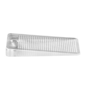 Furniture Leveling Shims, 30 PCS 1.97 x 1.16 x 0.22 inch Non-Skid Clear Plastic Pads, Easy-to-Cut Furniture Leveler, Ideal Shim Leveler for Couch, Refrigerator, Table Legs to Avoid Wobbling