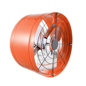 gable mount fan 15 inch attic exhaust fan with adjustable thermostat outer mesh 1650 cfm house ventilator cools up to 2360 sqft quiet ventilation for roof garage shop vibrant orange 3.jpg