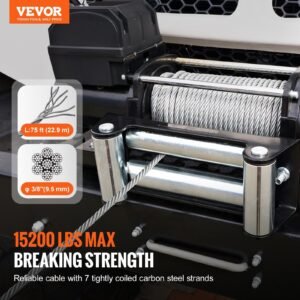 galvanized steel winch cable 38 inch x 75 feet 15200 lbs breaking strength wire winch rope with swivel hook towing cable heavy duty universal fit for suv large off road vehicle truck 1.jpg
