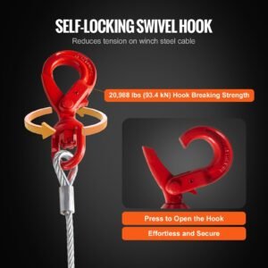 galvanized steel winch cable 38 inch x 75 feet 15200 lbs breaking strength wire winch rope with swivel hook towing cable heavy duty universal fit for suv large off road vehicle truck 3.jpg