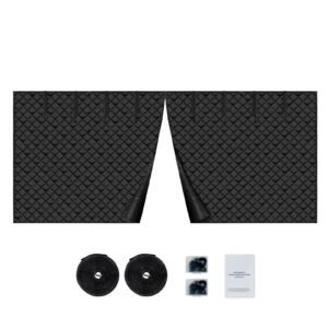 Garage Door Screen for Winter, 18x7FT, Garage Door Insulation Kit, Magnetic Thermal Insulated Door Curtain with 300D Oxford Fabric Heavy Duty Weighted Bottom, Easy Assembly for Garage Door