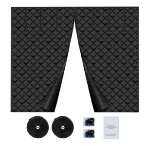 Garage Door Screen for Winter 9.28 x 7.15 ft Garage Door Insulation Kit
