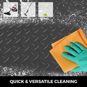 garage floor mats 2 rolls 17 x 36 ft garage mat 25mm thickness black garage flooring pvc garage mats for under car 5.jpg