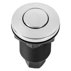 garbage disposal air switch kit dual outlet sink top air switch for food waste disposal 25 inch chrome plated stainless steel onoff air push button suitable for stainless steel countertops 2.jpg