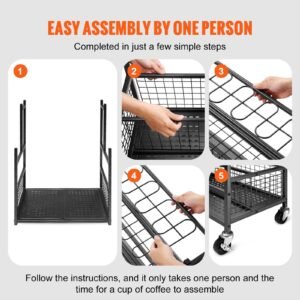 garden tool organizer 16 slots with hooks yard tool tower rack with wheels for garage organization and storage hold long handled toolrakebroom metal tool stand holder for shed outdoor 4.jpg