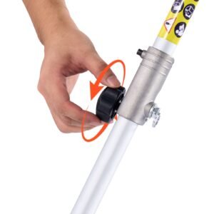 gas hedge trimmer, 2 cycle gas power handheld hedge trimmer, 4 in 1 26cc weed eater with protective gear set, includes hedge and string trimmer, edger, brush cutter, for trimming shrubs & bushes