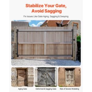 gate building kit fits 60 to 96 in wide openings up from 4 to 5 ft high fence adjustable gate building kit anti sag full gate frame kit with latch lock and screws for wooden fence iron 1.jpg