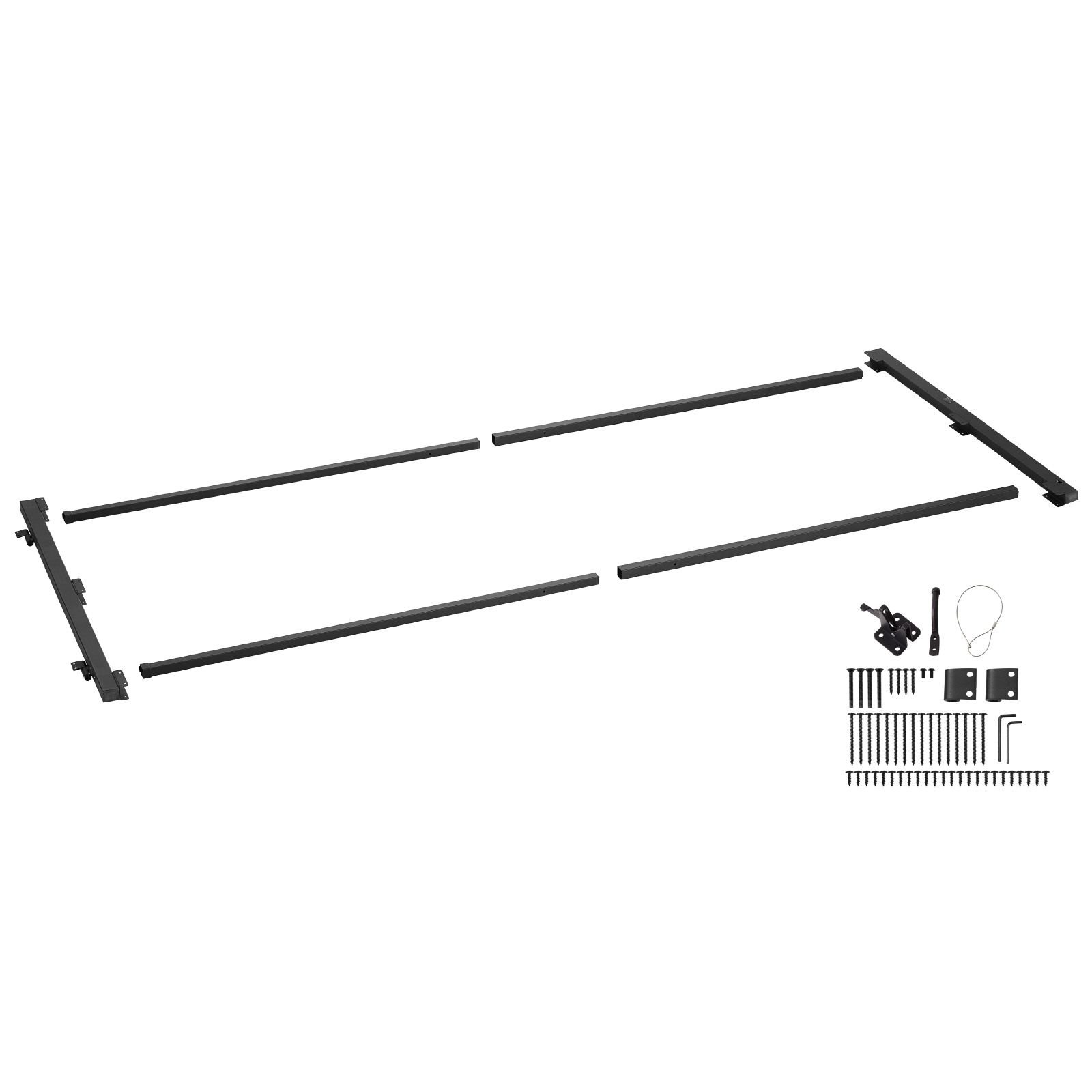 gate building kit fits 60 to 96 in wide openings up from 4 to 5 ft high fence adjustable gate building kit anti sag full gate frame kit with latch lock and screws for wooden fence iron.jpg