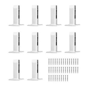 glass clamp 10 pcs square glass railing bracket for 031 047 tempered glass 304 stainless steel glass mounting clamp 012 thick glass shelf bracket for balcony garden stair silver.jpg