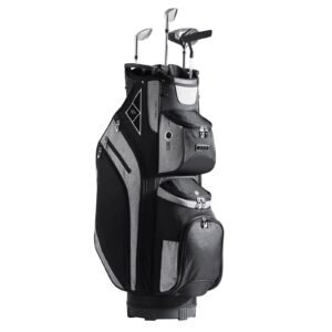 golf cart bag with 14 way organizer divider top 36 13 pockets premium cart bag durable golf bags with handles dust cover detachable straps for men women black color block 4.jpg