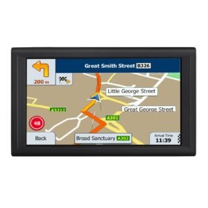 GPS Navigator for Car, 9 inch Touch Screen 16GB GPS Navigation System with Built-in Dash Cam, Voice Turn-by-Turn Guidance, Speed and Red Light Warning, Custom Truck Routing, for Car Truck RV