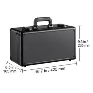 graded card storage box 4 slots graded sports cards holder carrying case with key lock foam dividers for 96 psa graded cards 68 bgs cards 76 sgc cards 348 top loaders or 999 loose cards 4.jpg