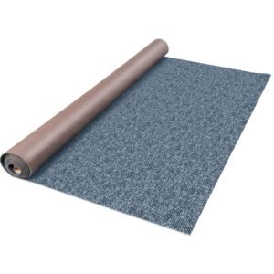 Gray Marine Carpet 6 ft x 36 ft, Boat Carpet Rugs, Indoor Outdoor Rugs for Patio Deck Anti-Slide TPR Water-Proof Back Outdoor Marine Carpeting Outdoor Carpet