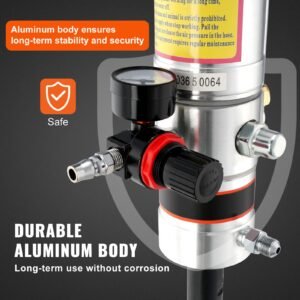 grease pump 501 pressure ratio air operated grease pump with 13 ft high pressure hose and grease gun pneumatic grease pump portable lubrication grease pump with 360 swivel grease gun head 4.jpg