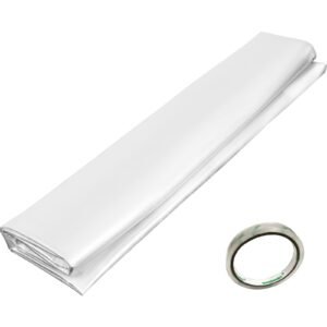 Greenhouse Film 15 x 40 ft, Greenhouse Polyethylene Film 6 Mil Thickness, Greenhouse Plastic Greenhouse Clear Plastic Film UV Resistant, Polyethylene Film Keep Warming, Superior Strength