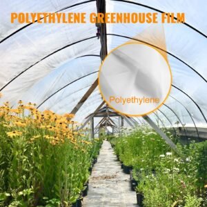 greenhouse film 24 x 50 ft greenhouse polyethylene film 6 mil thickness greenhouse plastic greenhouse clear plastic film uv resistant polyethylene film keep warming superior strength 1.jpg