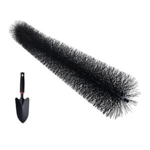 Gutter Brush, 120 Feet Total Length 4.33 inch Diameter Gutter Cleaning Tools, Ground-Level Gutter Brush Leaf Guard for 5 Inch Gutters, Easily Clear roof Leaves and Debris, 40 Pack