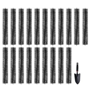 Gutter Brush, 60 Feet Total Length 5.25 inch Diameter Gutter Cleaning Tools, Ground-Level Gutter Brush Leaf Guard for 5 Inch Gutters, Easily Clear roof Leaves and Debris, 20 Pack