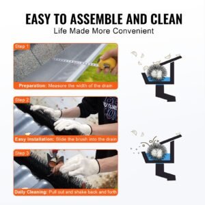 gutter brush 60 feet total length 525 inch diameter gutter cleaning tools ground level gutter brush leaf guard for 5 inch gutters easily clear roof leaves and debris 20 pack 5.jpg