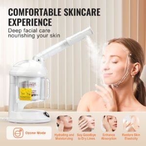 hair steamer 2 in 1 professional hair facial steamer with detachable bonnet hood nano ionic uv ozone face steamer with 360 rotatable sprayer for salon spa home beauty 3.jpg