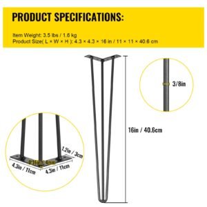 hairpin table legs 16 black set of 4 desk legs 880lbs load capacity each 220lbs hairpin desk legs 3 rods for bench desk dining end table chairs carbon steel diy heavy duty furniture legs 1.jpg