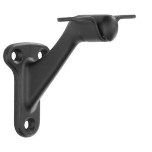 handrail hardware bracket 6 packs heavy duty hand rail brackets flexible angle adjustment easy install stair railing hardware for stairways handrail staircasematte black 4.jpg