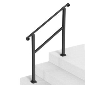 handrails for outdoor steps 2 3 step stair hand rail indoor railing kit railings for outside steps with installation kit hand rails for seniorsporch railing deck hand rail black 5.jpg
